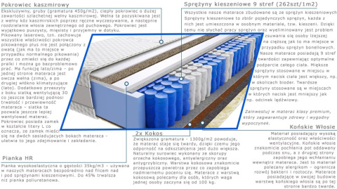 Materac Amir Trawa Lux 100x230 cm