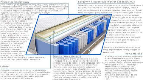 Materac Aisza Trawa 100x230 cm